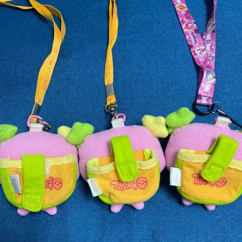 Tamagotchi Keychain Cute Tamagotchi Pets Gotchi Gear Plush Dolls Cartoon Pendant Keyring Mini Pet Pouch Toys Kids Gifts