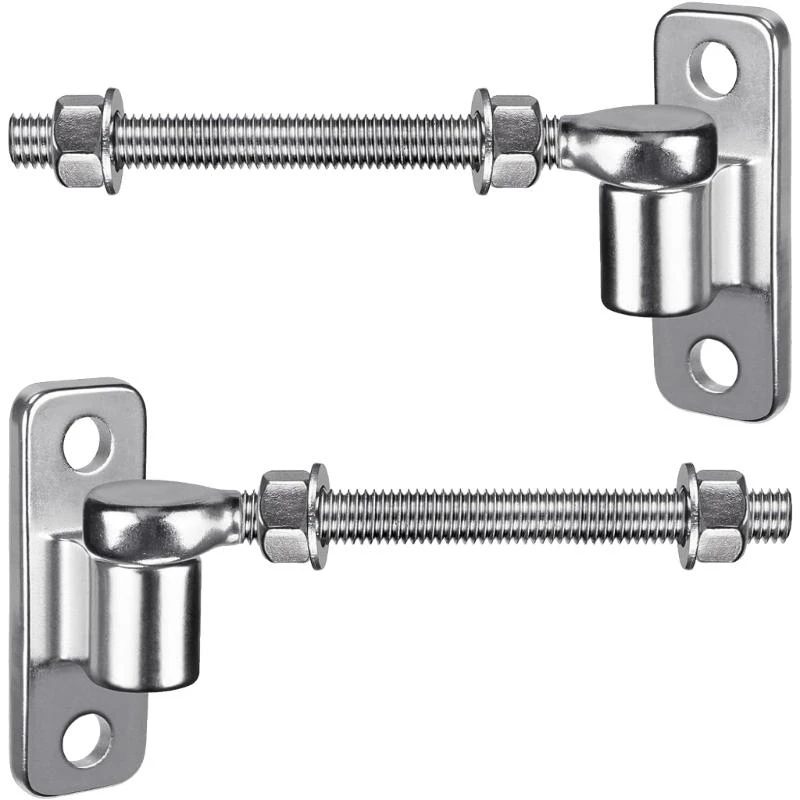 

2Pcs Easy Installs Gate Hinges High Strength Stainless Steel J Bolts Hinges