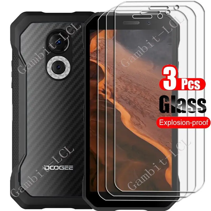 3PCS 9H HD Tempered Glass For Doogee S61 Pro 6.0