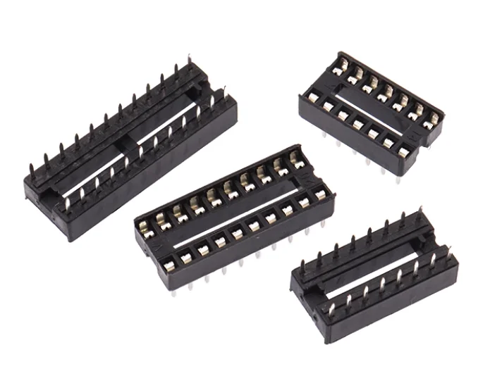 10pcs IC Sockets DIP6 DIP8 DIP14 DIP16 DIP18 DIP20 DIP28 DIP40 Connector DIP Socket 6 8 14 16 18 20 24 28 40Pins Adaptor Solder