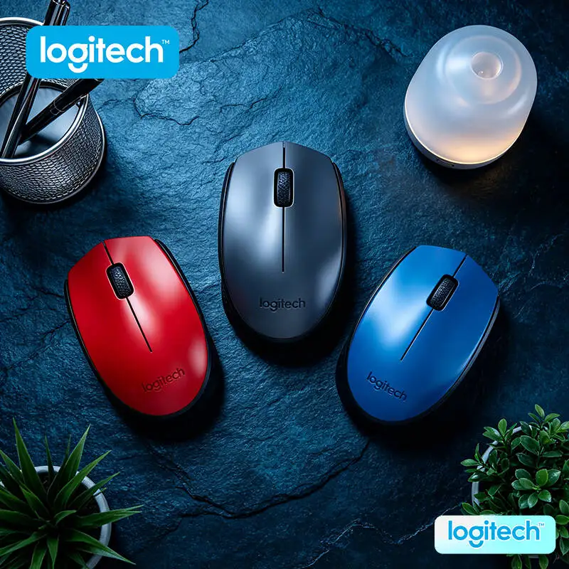 

Dust-Resistant Logitech M170 Wireless Optical Mouse 2.4GHz 10m Range 1000DPI for PC Mac Laptop Linux Office Use
