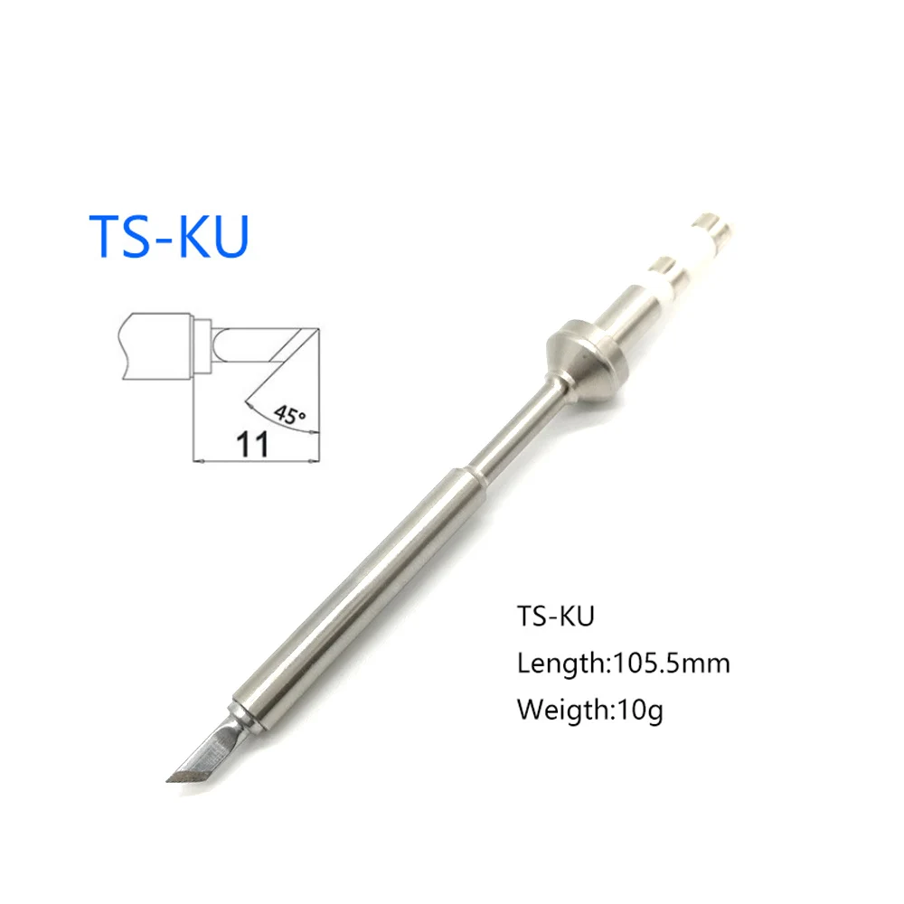 MINI Welding Nozzle Knife Horseshoe TS-BC2 C1 KU ILS B2 I C4  D24 K J02 JL02 BC3 For TS101 Pin64 Pinecil V2 Soldering Iron Tips