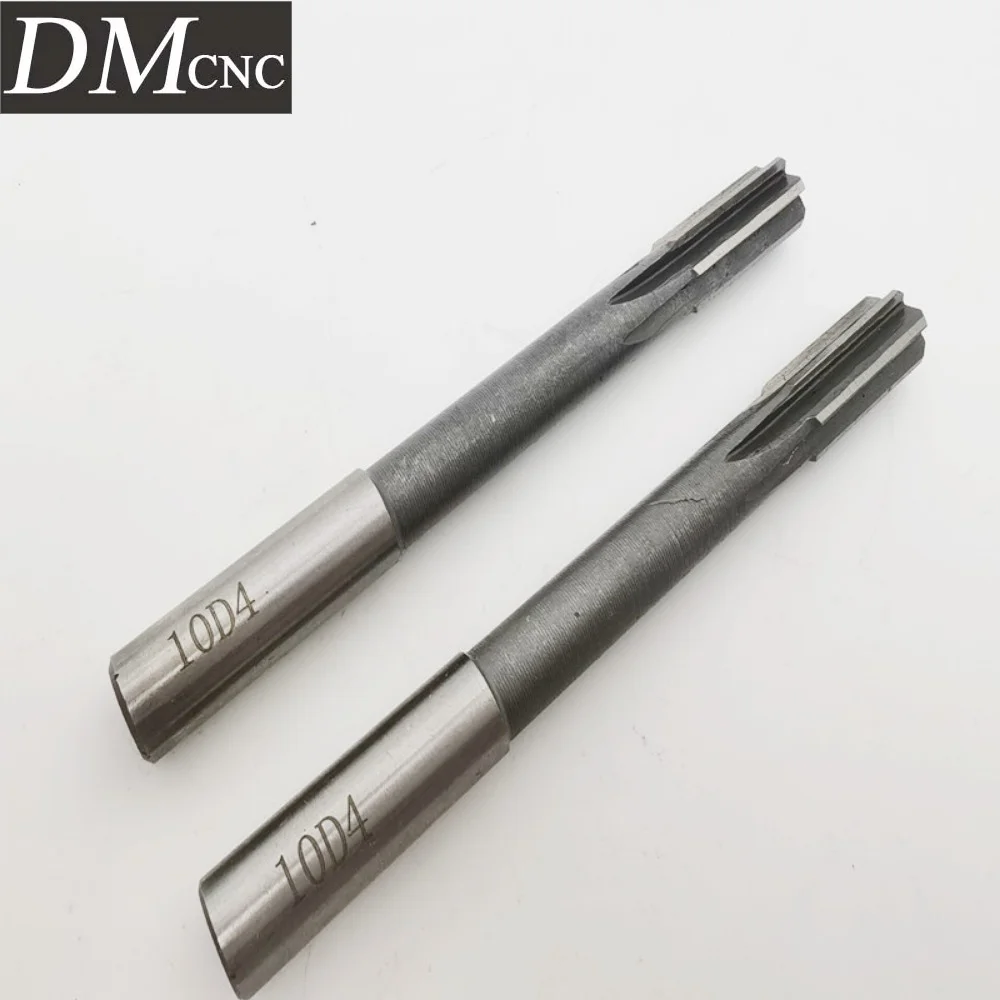Alargador de haste reta d4 de alta precisão, 1 peça, reamer de máquina hss de flauta curta, marca clássica, tolerância apertada
