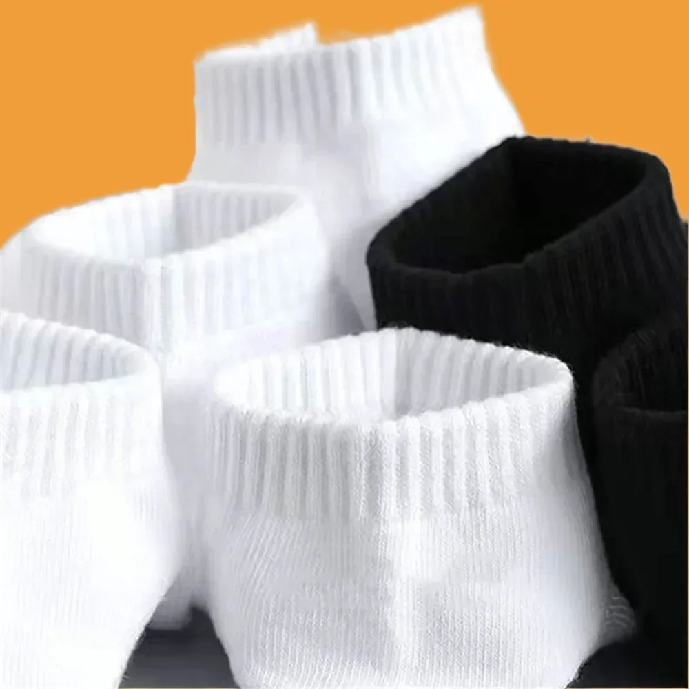 Calcetines tobilleros de algodón para hombre y mujer, calcetín de corte bajo, transpirables, informales, 10 pares, 2024