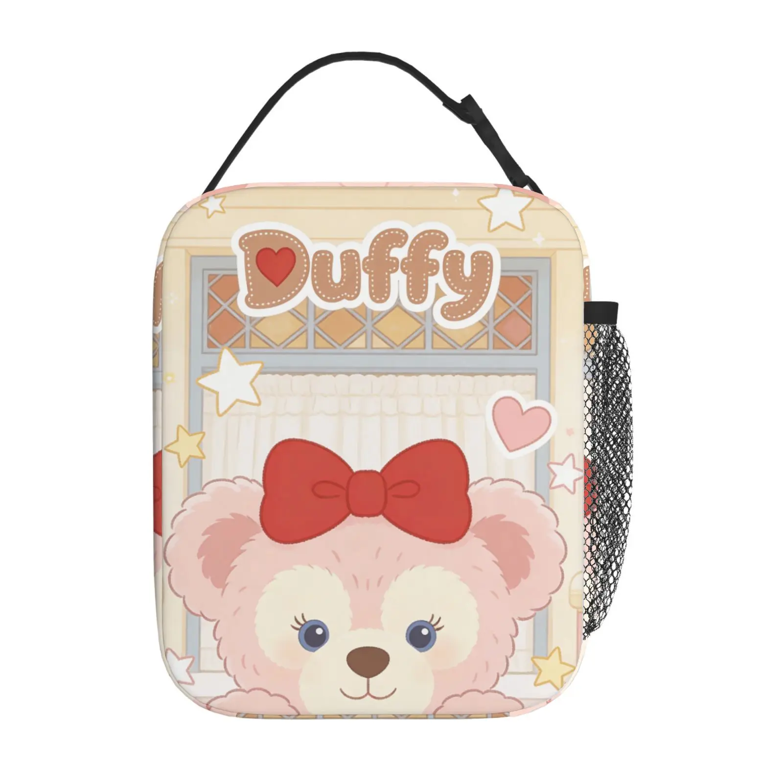 

1pc Duffy and ShellieMay theme lunch bag, suitable for casual daily application, commuter lunch bag, gift