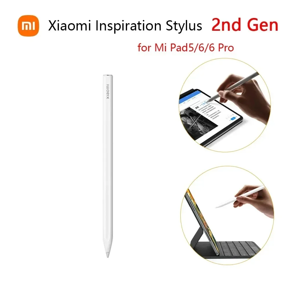 Xiaomi Stylus Pen 2 Generation 240Hz 152mm Draw Writing Screenshot Tablet Smart Pen for Mi Pad 5 / 6 / 5 Pro / 6 Pro