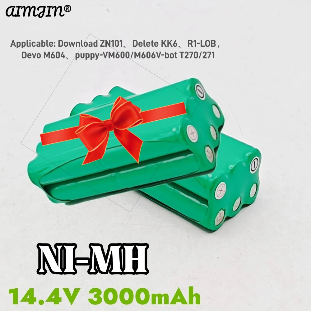 

Новый аккумулятор для робота-пылесоса 14,4 В NI-MH 3000 мАч для liberoV-M600/M606 v-bott270/271