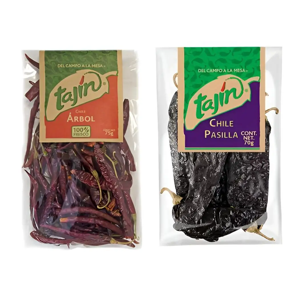Pack 2 Tajín Chiles- 75gr-Tajín chile pasilla- Tajín chile de árbol
