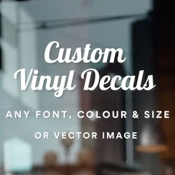 Custom Vinyl Decals - Custom Vinyl Stickers, Personalized Vinyl Decal,  Business Decals, Custom Logo Decal  wall decoration  2-5