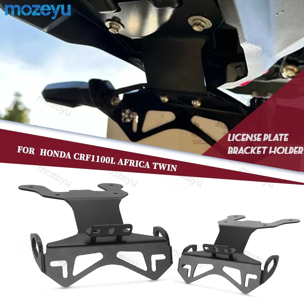Motorcycle Plate Holder For Honda CRF1100L Africa Twin CRF 1100 L Adventure Sports 2020 -2024 2025 Rear Tail Tidy Fender License