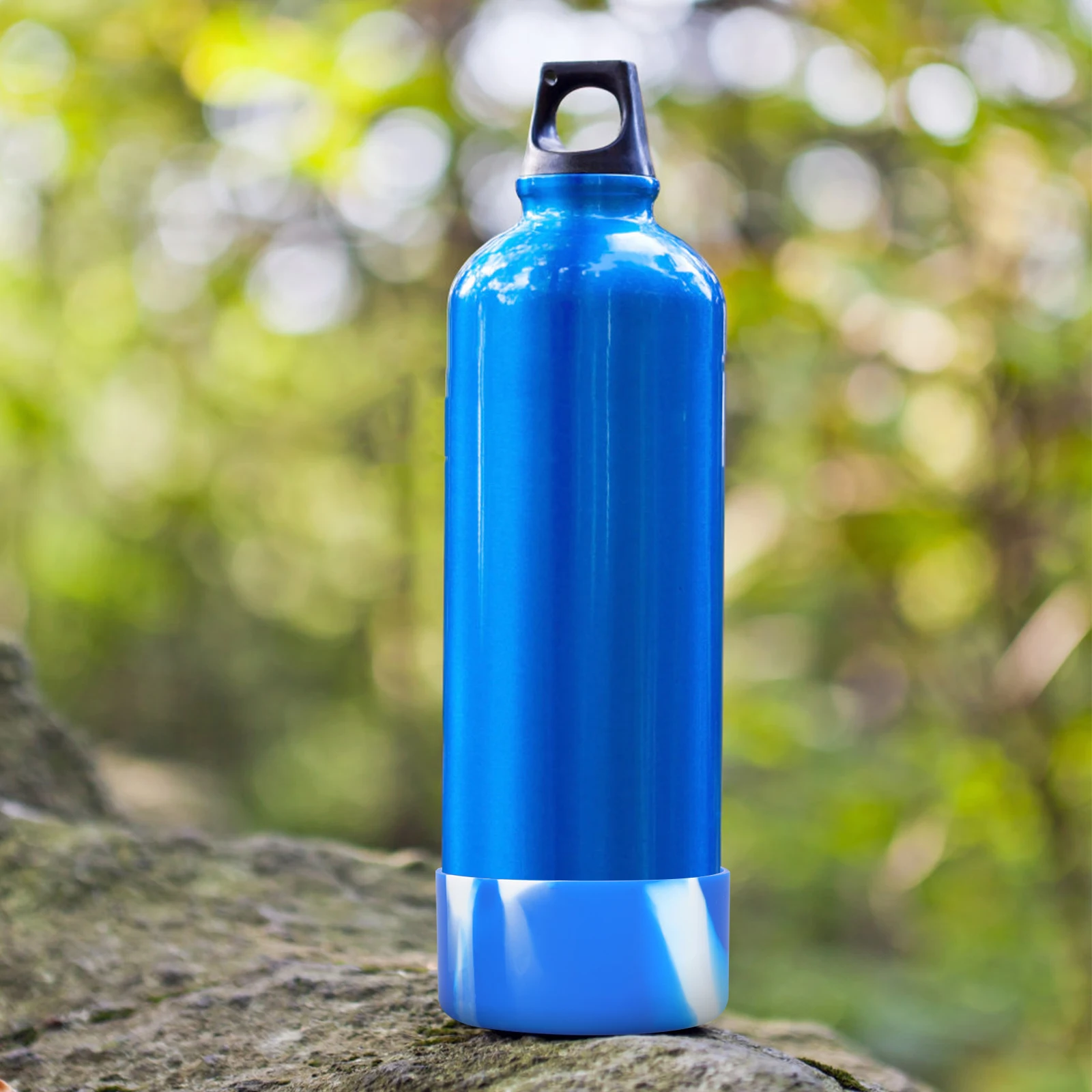 

Silicone Boot for Water Bottle Bottom Cover Protector Cup Set Heat Insulated Non Skid Camping Hiking Home Supplies Glass