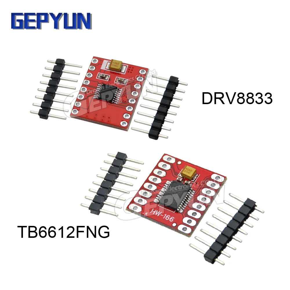 DRV8833 DC Motor Drive Board Module TB6612 Dual Motor Driver board module 1A TB6612FNG L298N for arduino Microcontroller Better