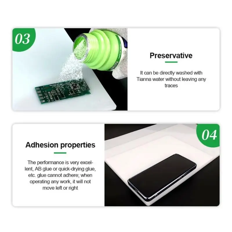 Y1UB Repair Pad Insulation Heat Resistant Soldering Station Silicon Soldering Mat