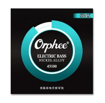 Orphee Elektrische Bas Snaar Koolstofstaal Zeshoekige Legering Beginner Praktijk Professionele Snaren Elektrische Bas Accessoires Onderdelen