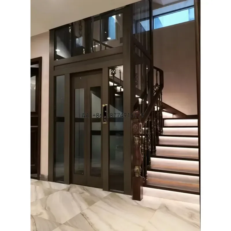 wmwmnu Custom Traction Gantry Panoramic Sightseeing Elevator Smooth Running Glass Lift for Public Entertainment VenuesOEM ODM