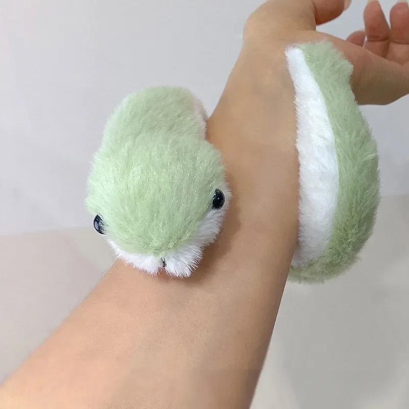 1Pc Snake Plush Gift Cartoon Green Snake Home Decotration New Year Of The Snake Decoration Boys Girls Children Companion Gifts