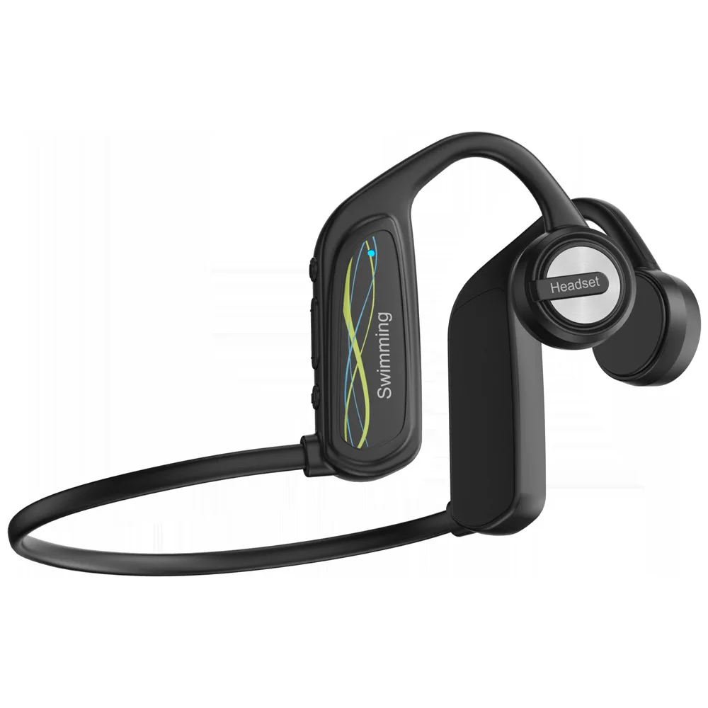 Diving Swim Bone Conduction 16GB Mp3 Player Bluetooth 5.0 Headset IP68 Waterproof Running Fitness Sport Swimming k8 K9 Earphone