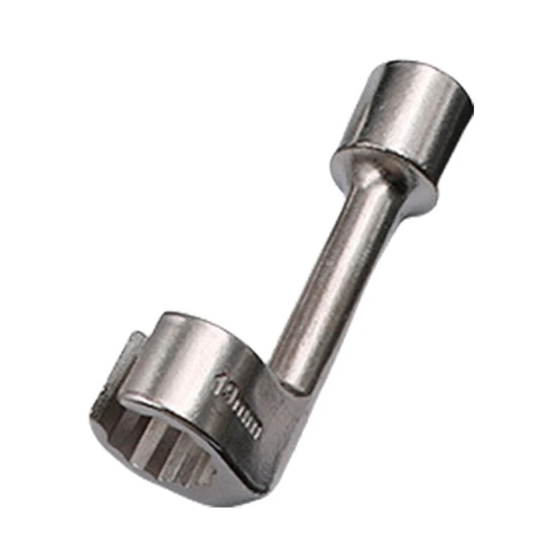 

JU64 L Type Diesels Injector Line Socket Wrench 12mm to 19mm Suitable for Tight Spaces Fuels Line Removal DIY Enthusiasts