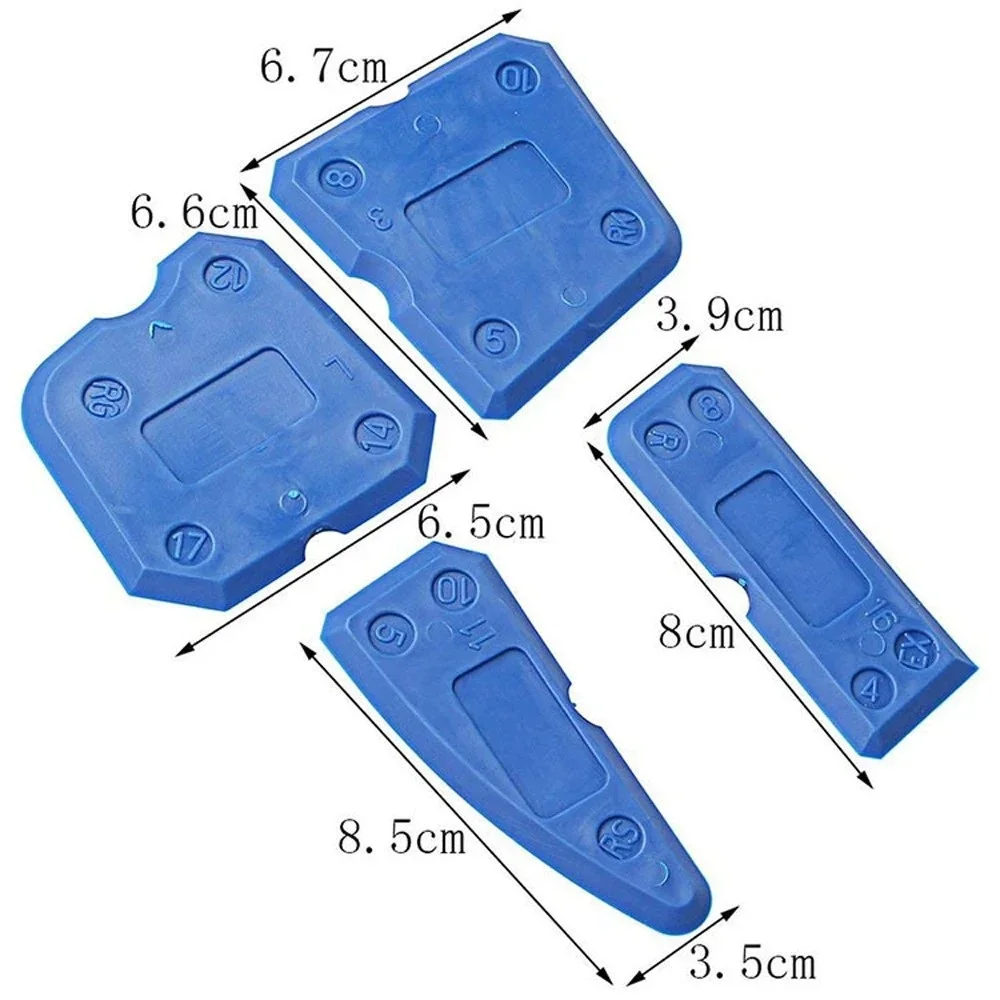 Professional Silicone Caulking Tool Kit Sealant Spreader And Scraper Hand Spatula For Tile Window Grout Edge Removal Cleaning