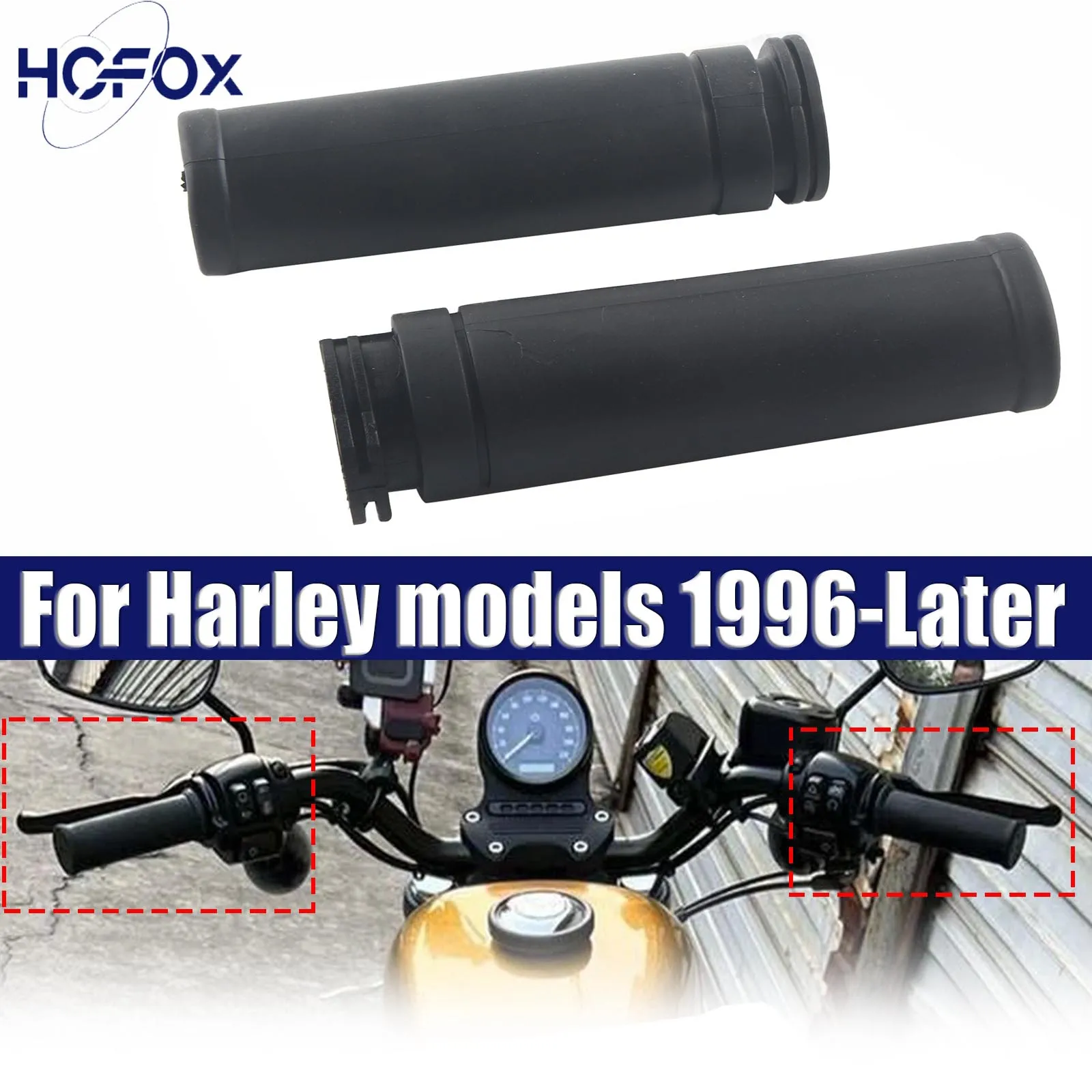 

Motorcycle accessories Universal 1" Hand Grip Handle Bar Handlebar for most of Harley models 1996-Later
