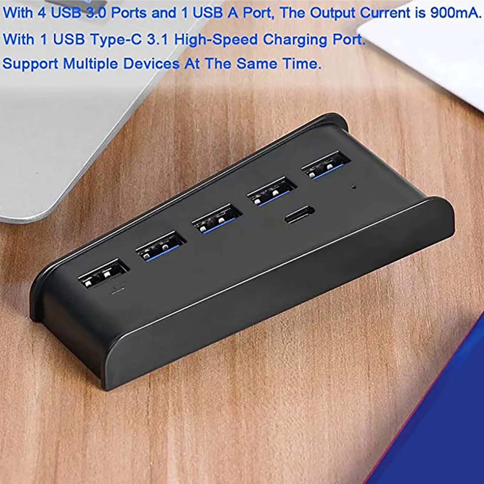 

Usb Hub 4-Port High-Speed Type-C 3.1 Game Console Adapter For Desktop Use Usb 2.0 Splitter Charging Dock Expander