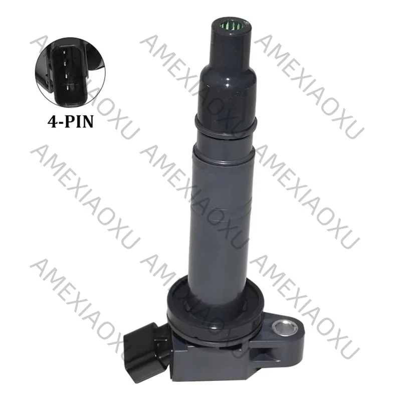 4Pcs Genuine Direct Ignition Coil FOR Toyota DENSO 673-1308 OEM 90919-02248 9091902247 9091902248 AMEXIAOXU
