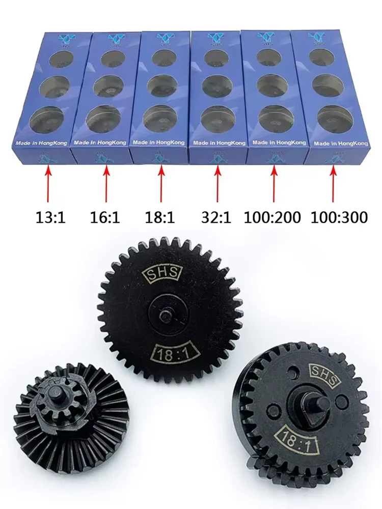 SHS Set gigi taktis asli CNC, perangkat roda gigi kecepatan tinggi torsi pemerkuat potongan baja untuk Ver.2 / 3 AEG EBB Gearbox