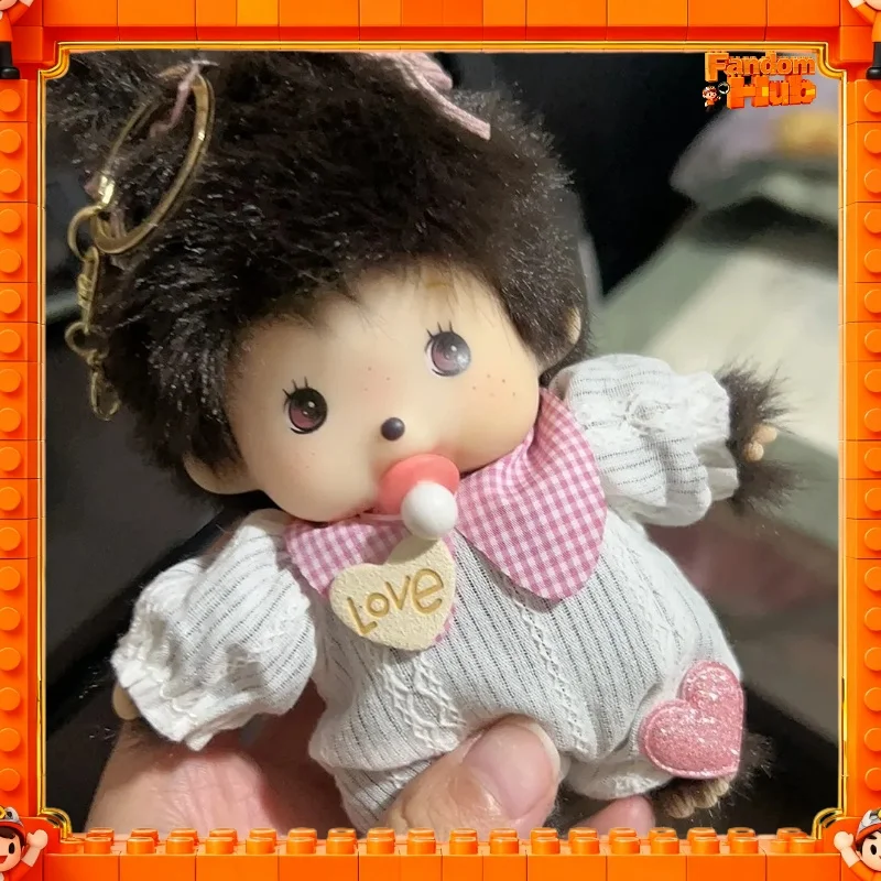 NEW NEW NEW 2025 HOT-SALE Mongon Monkey Kawaii Cute Figure Model Doll Keychain Bag Pendants Toy Gift For Fans