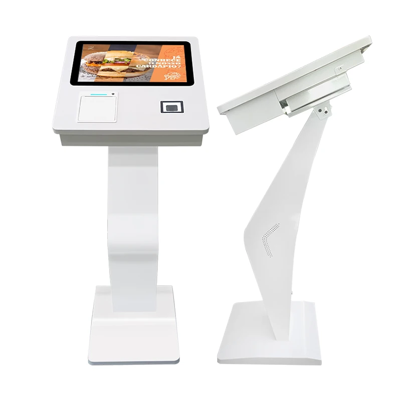 

15.6-Inch Standing Self-Service HD Touch Screen Cafeteria Payment Booth