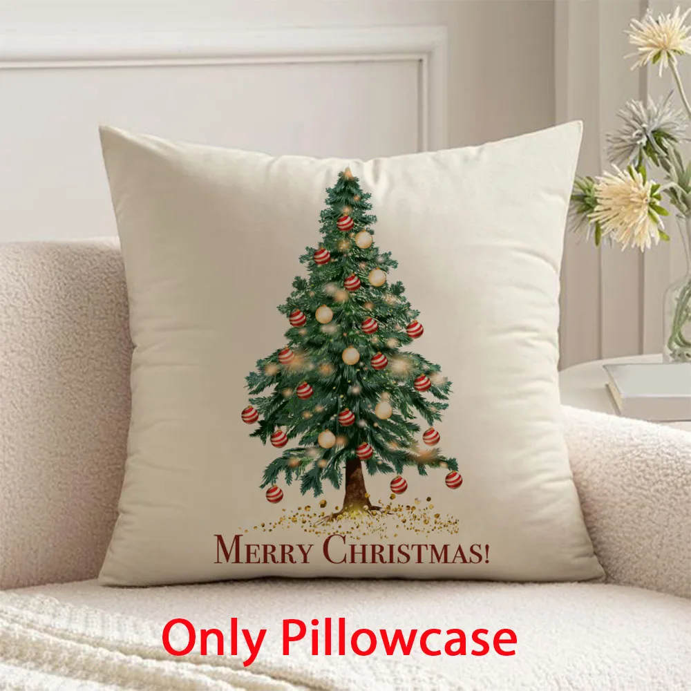 

Christmas Pillow cover fall decorative 45x45 cushions cover for new pillow case winter decorative cushions