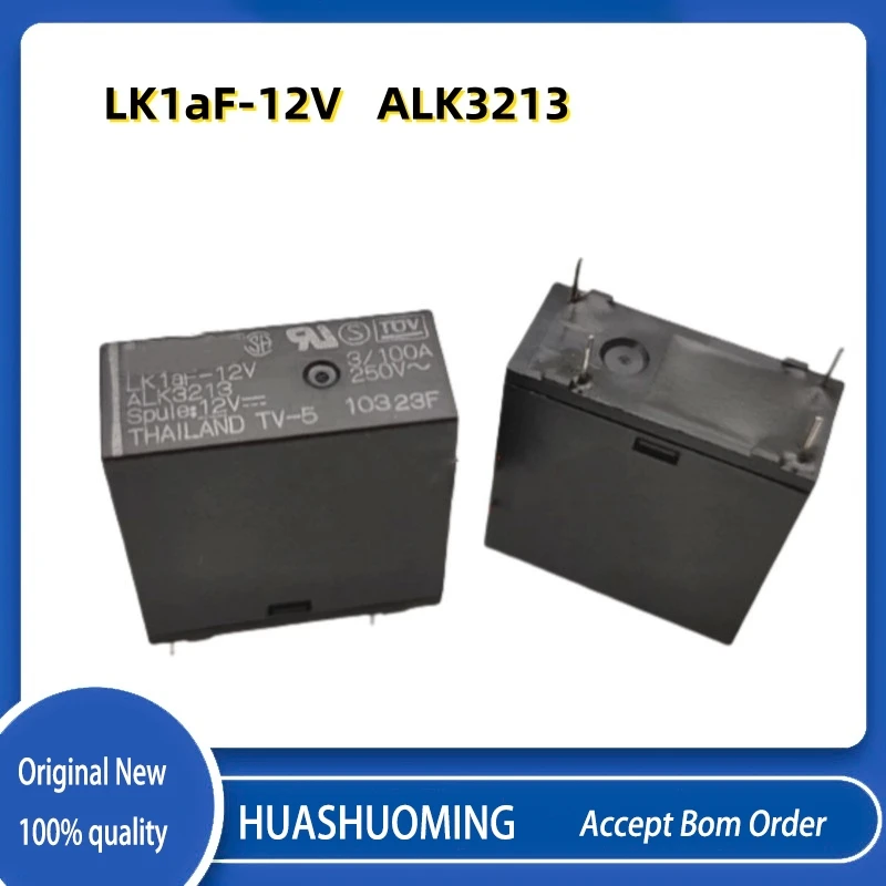 5Pcs/LoT LK1aF-12V   ALK3213   3/100A  12V   displace   LKS1AF-12V ALKS321  4PINS