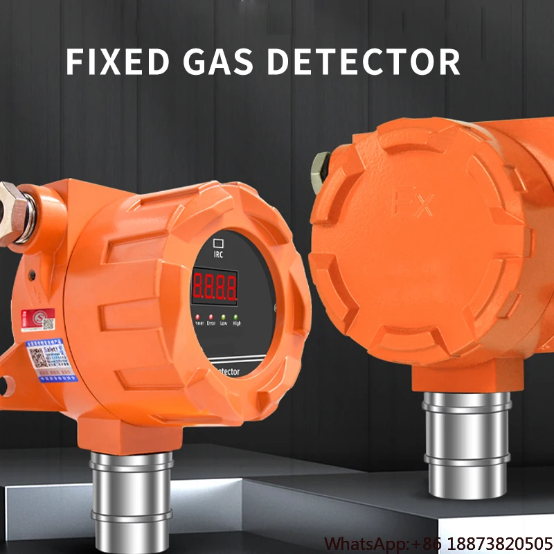 Fixed Infrared Gas Detector for VOC/Volatile Organic Compounds with Remote Control Gas Alarm Analyzer