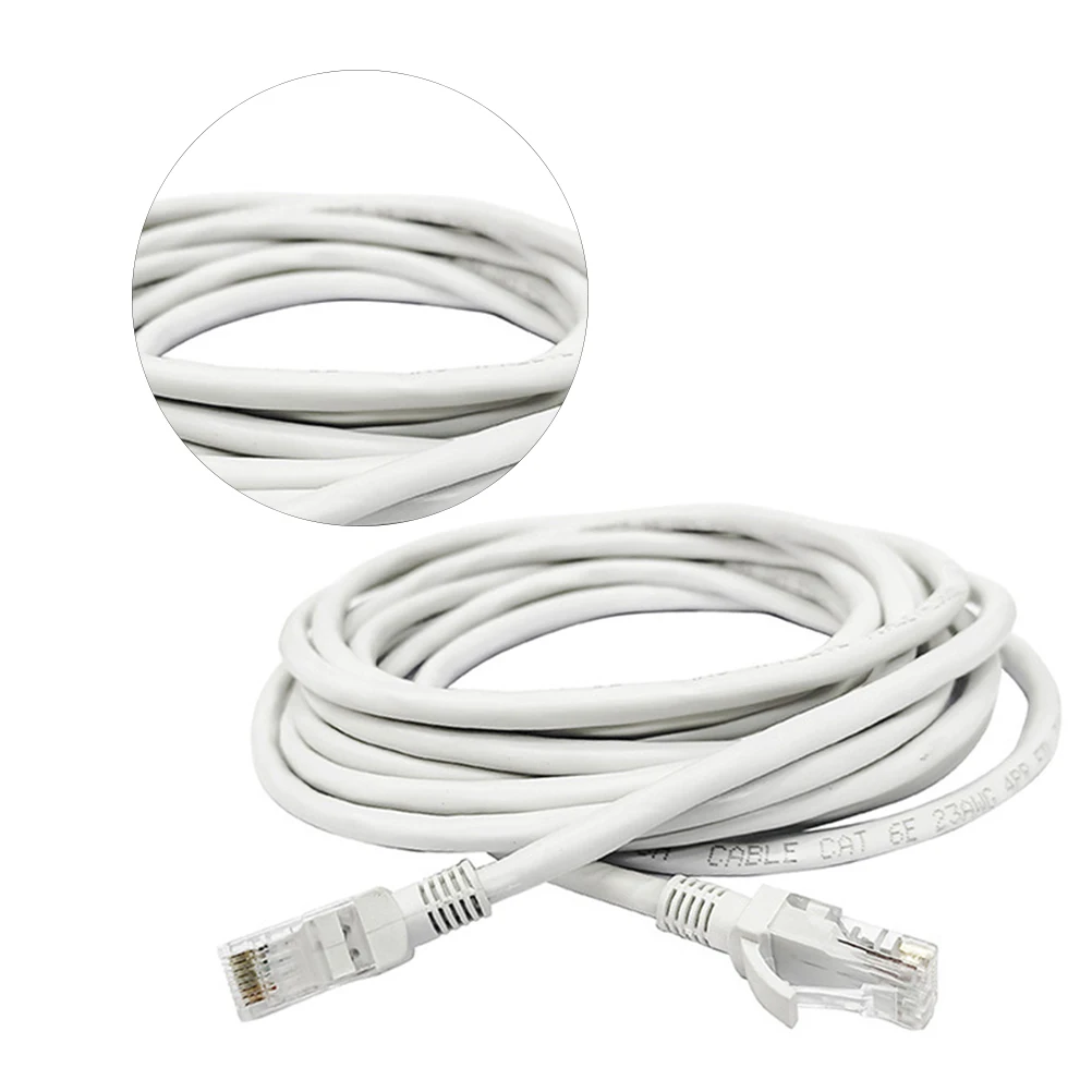 

50 Meters High Speed Cat6 Ethernet Cable Network LAN Cord 100M Broadband Compatible with Router Server NAS Devices