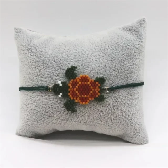 ZGMXR Rice bead bracelet Zoon  Hand knitting Bohemia Butterfly Flowers Fashion Female Graph Fish Adjustable Beaded bracelet