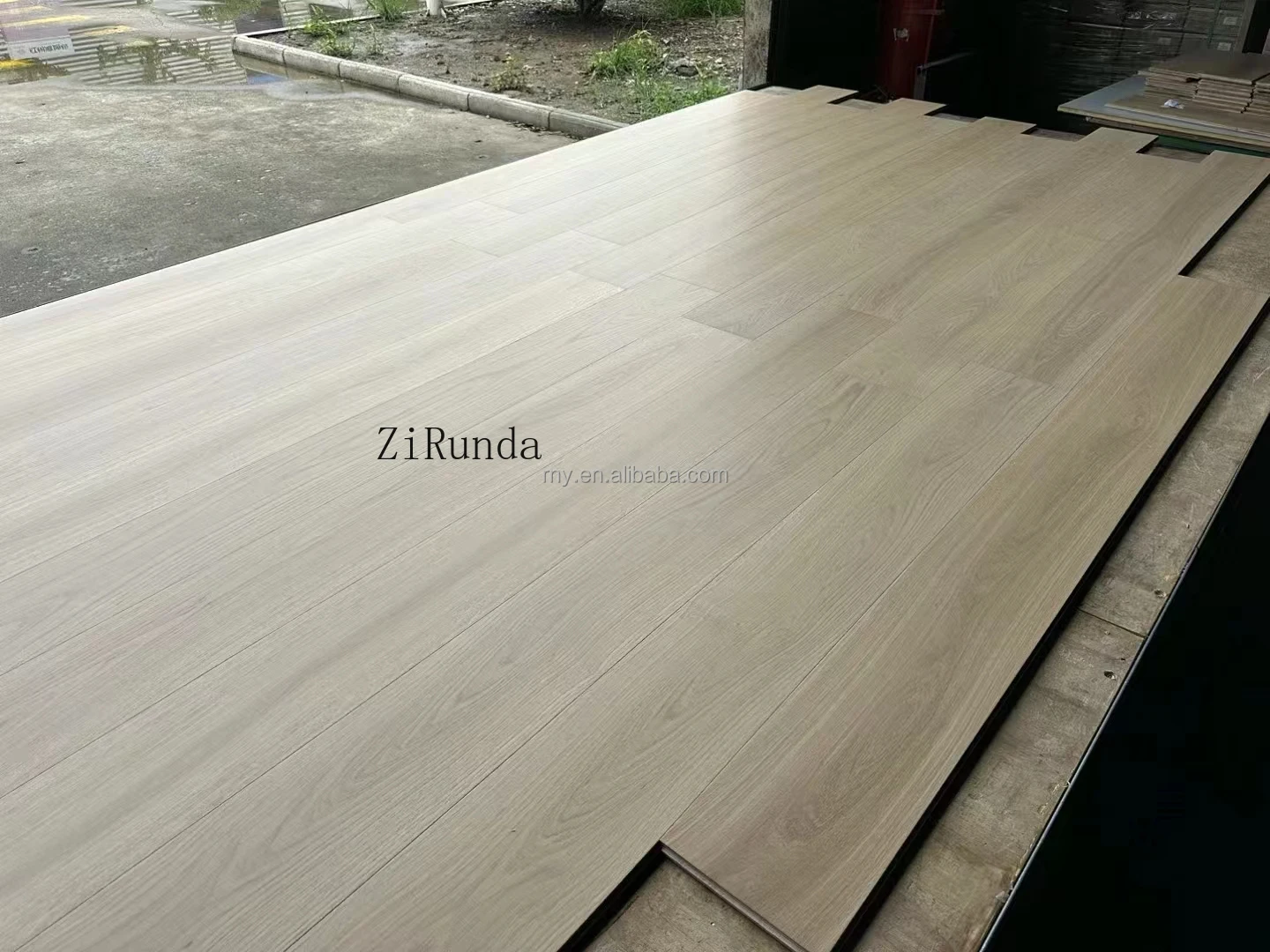 맞춤형 프리미엄급 AB 등급 원목 마루 화이트 오크 산업용 원목 마루 호환 가능