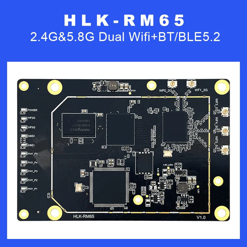 Hi-Link MT7981B dual-band WiFi6 routing module RM65 Gigabit AX3000 openwrt routing gateway module testkit for mobile hotspot