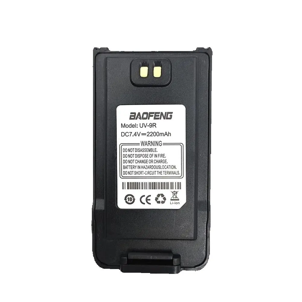 100% Original Li ion Battery 7.4V 2200mah for Baofeng UV-9R UV-XR Walkie Talkie Anysecu UV9R Ham Radio