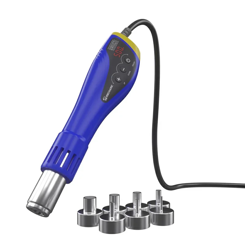 

MECHANIC HT-958 Micro Hot Air Gun Temp Adjusted 600W Soldering Rework Welding Tool LCD Digital For BGA IC Solder Heat Gun Tools