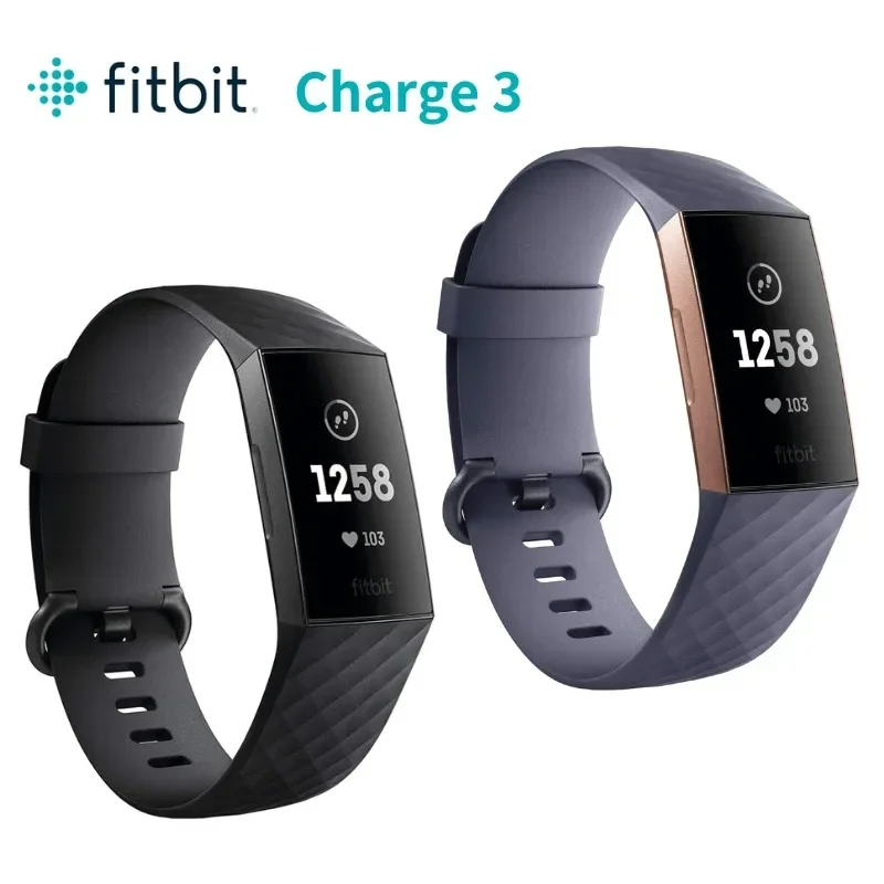 Fitbit Charge 3 Fitness Activity Tracker with comprehensive functions and easy operation（black）