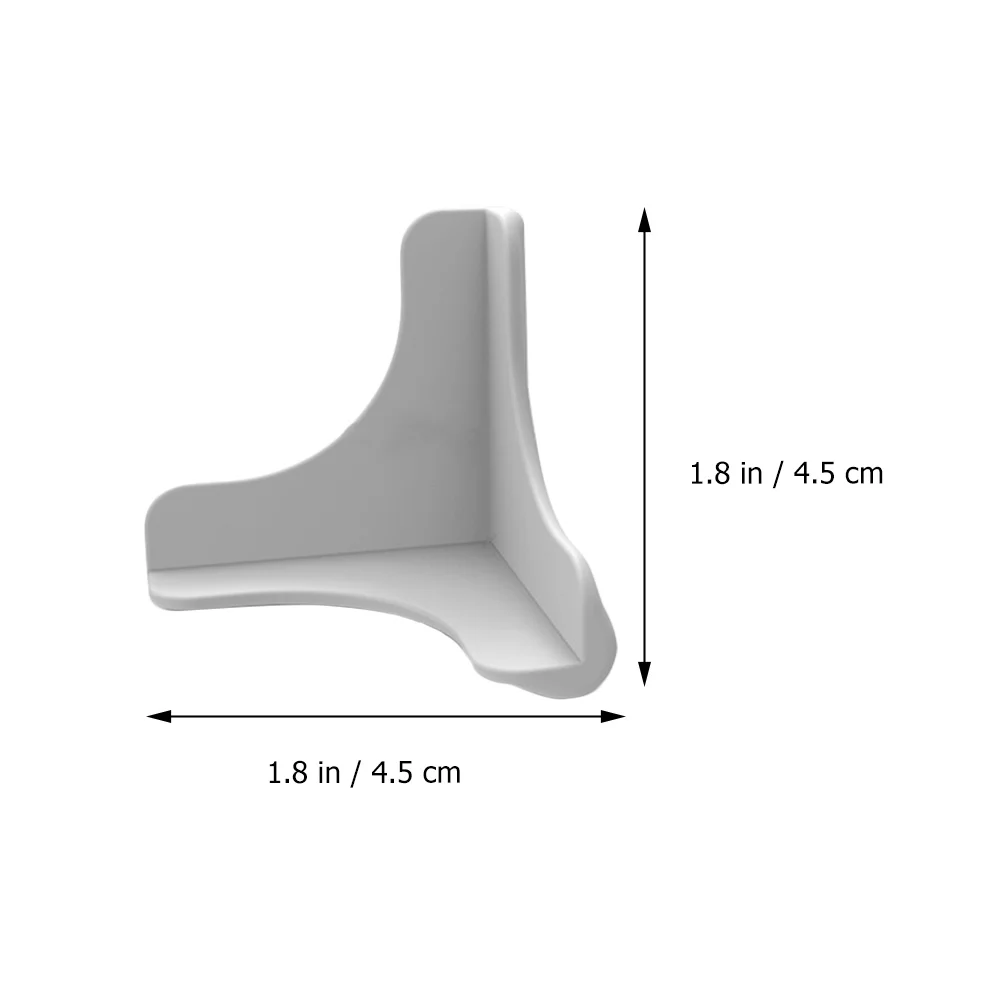 Protections d'angle en Silicone pour la sécurité, 4 pièces, protecteurs de bords de meubles de qualité supérieure, Surface lisse et facile à nettoyer, convient aux tables,