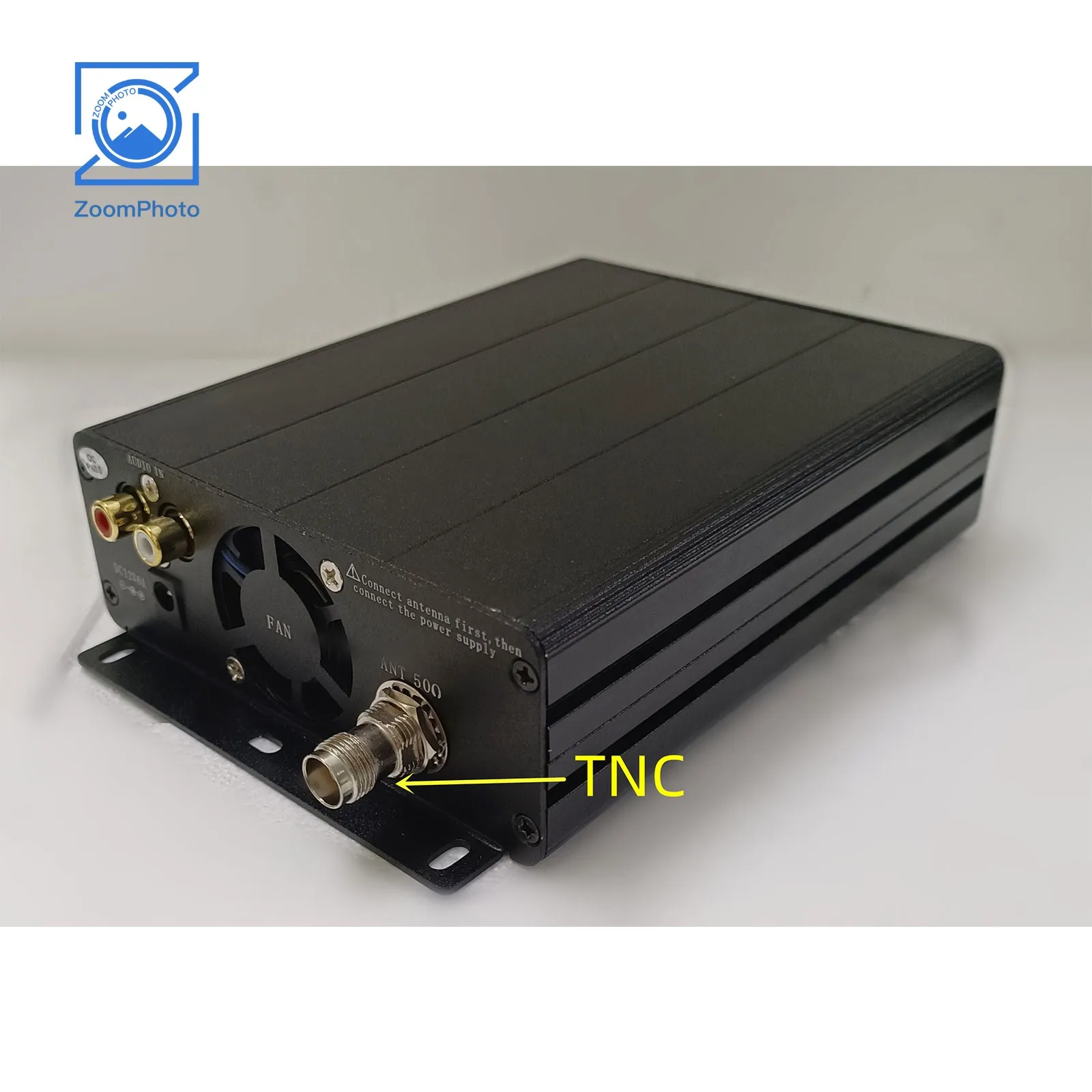 ST-15B V3 76MHz-108MHz/76MHz-113MHz 15W Stereo-Verstärker FM-Rundfunksender Audio+Mikrofoneingang (TNC/BNC-Schnittstelle) – Detail 7