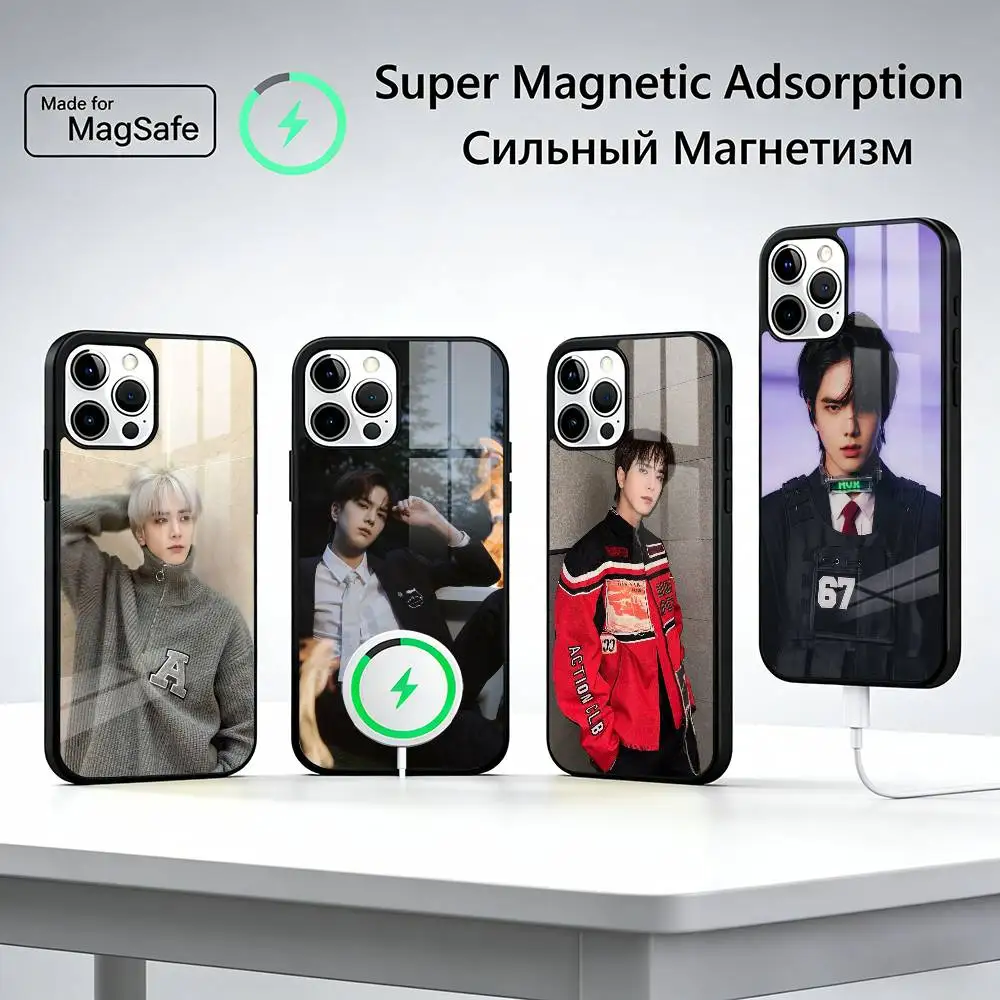 

T-TBZ Kim Young-hoon Phone Case For iPhone17,16,15,14,13,12,11 Plus,Pro Magnetic with Magsafe Wireless Charging