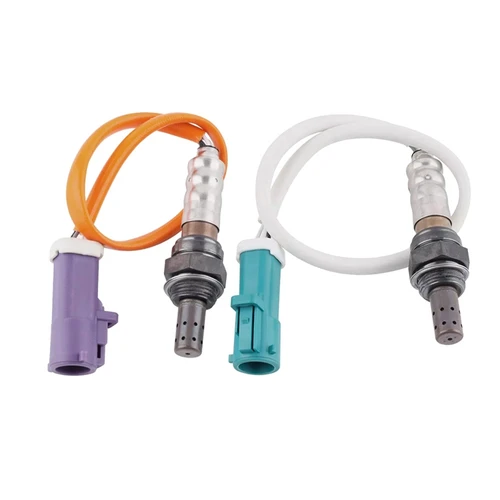 Sensor de oxígeno para Ford Fiesta 1.6L 2011-2019 2 uds aguas arriba abajo 4 cables delantero trasero Lambda 234-4493 234-4555-A38G