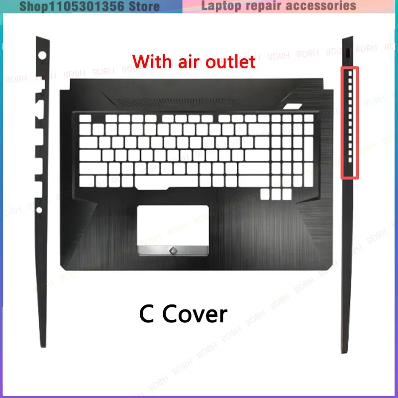 New For FX705 FX705DY FX705GD FX705GM Laptop Screen Back Cover Front Bezel Palmrest Upper Lower Cover Replace Shell Black