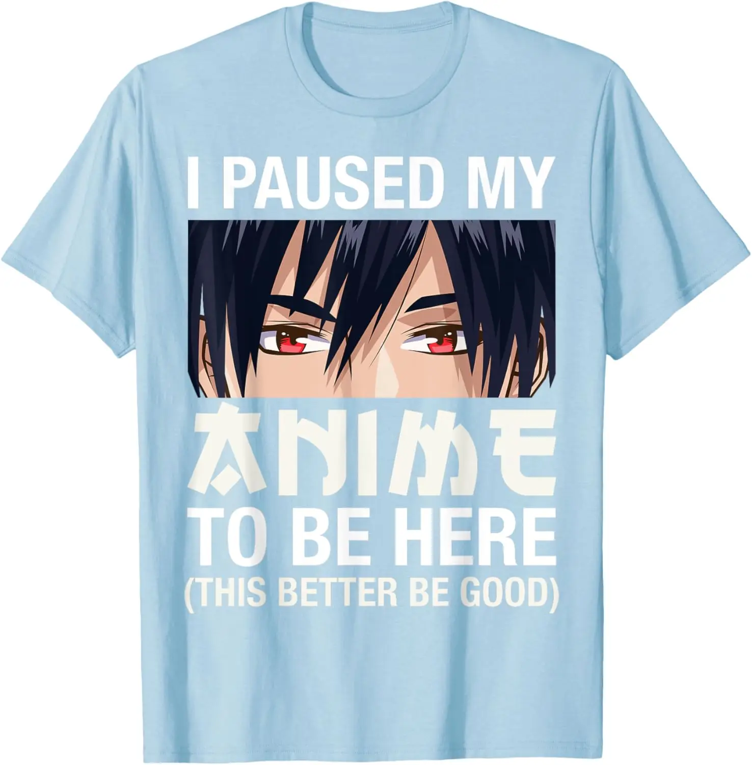 لقد أوقفت أنيميتي لأكون هنا اليابان Kawaii مانغا قميص الانمي 100% القطن المطبوع تي شيرت قصير الأكمام المتضخم الجرافيك تي شيرت #6