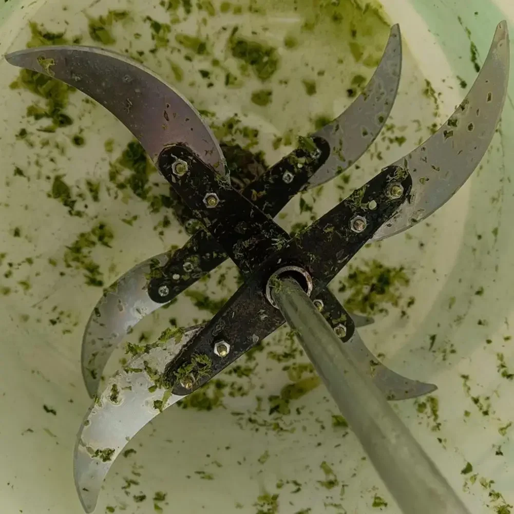 22,5-23,5cm Haushalts- und Landwirtschafts-Grashäcksler-Klinge mit Verstellbarem Durchmesser für Viehfutter und Gemüse Scharfe Edelstahlklinge – Detail 10