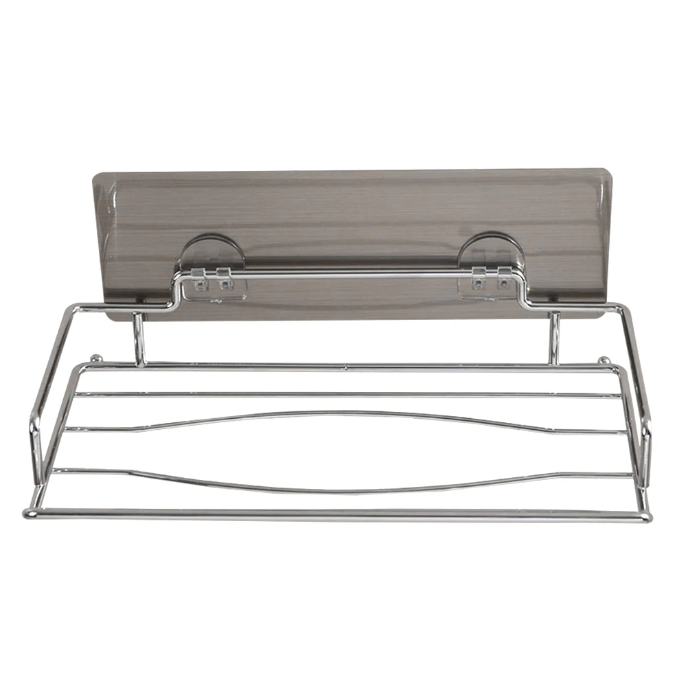 

Держатель для салфеток без удара, стеллаж для хранения в ванной комнате, без следов, выдвижная бумага, полка для предметов дома, высокая долговечность, идеальный отель-ресторан