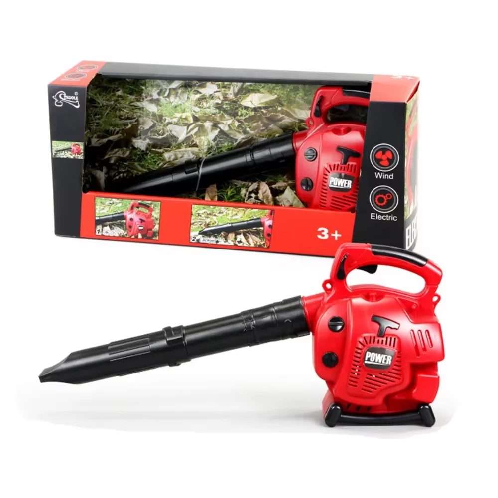 Set di giocattoli ideali per bambini per tosaerba a motosega elettronica realistica di grandi dimensioni per giochi di finzione