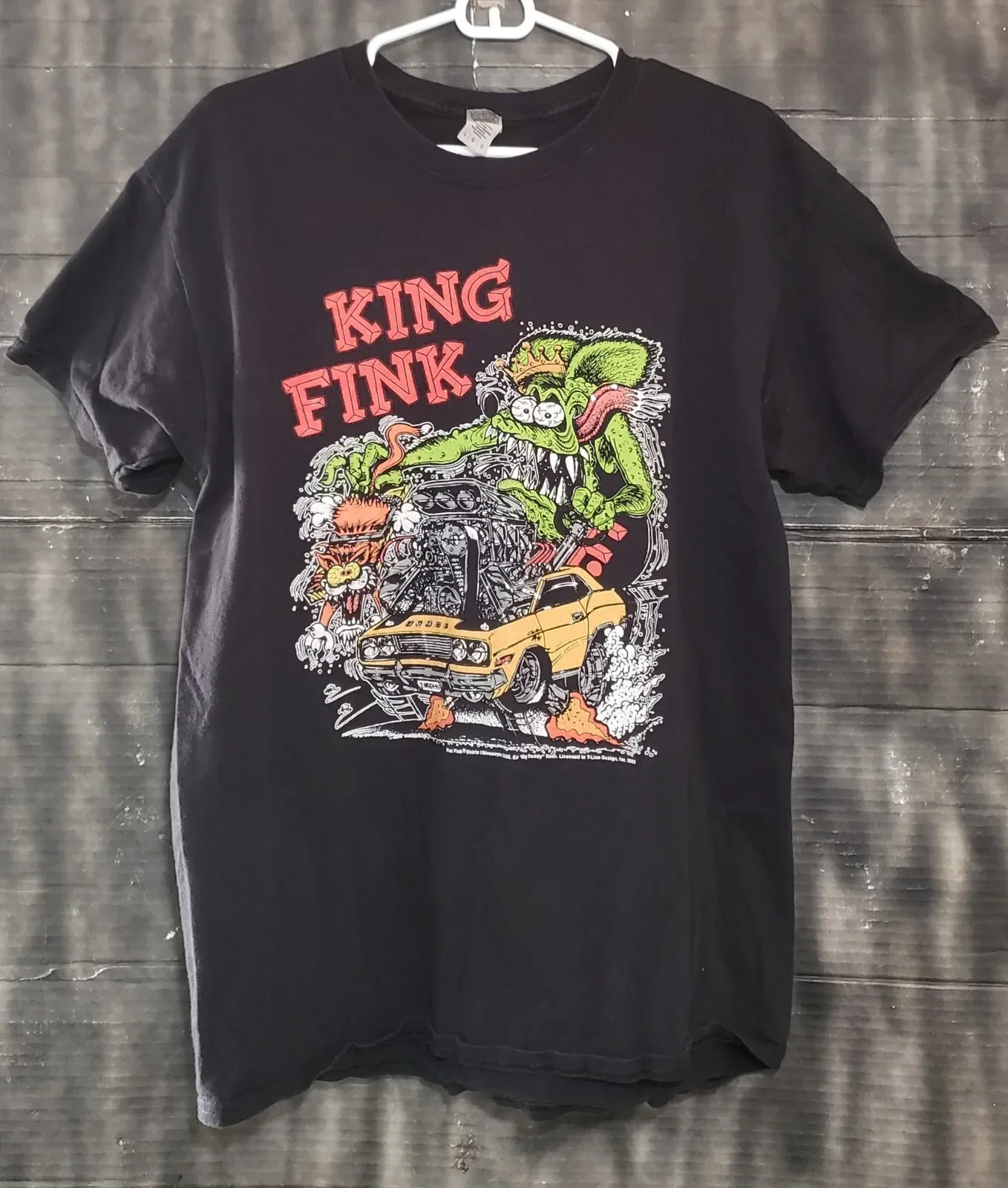 Vintage Rat Fink Mooneyes Ed Big Daddy Roth 2003 Y2K T-Shirt size Large