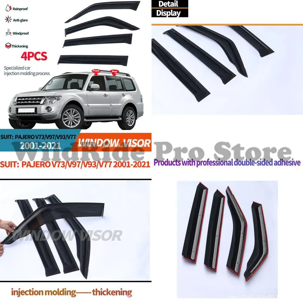 

1 set For Mitsubishi Pajero V73 V97 93 Window Visor Rain Shield